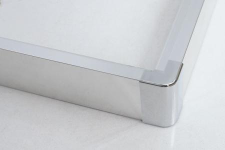 Душевой уголок BelBagno DUE 80x80 прозрачное стекло 5 мм профиль хром DUE-R-2-80-C-Cr