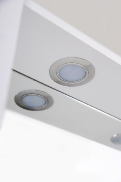 Шкаф Belbagno MARINO Bianco Lucido зеркальный подвесной с подсветкой, правосторонний MARINO-SPC-600/750-1A-BL-P-R з