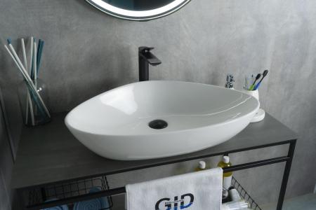 Раковина Gid N9062 67x44 на столешницу белая