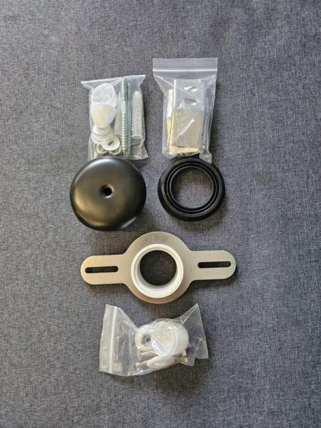 Писсуар сенсорный Gid Q9504bm подвесной выпуск горизонтальный Черный матовый