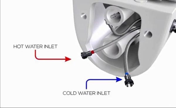 Унитаз beWash Bogen 88343673 подвесной безободковый смеситель с бидеткой бежевый сиденье микролифт