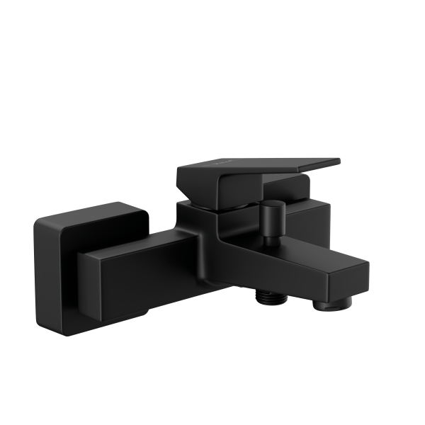 Смеситель VitrA Minimax Square  A4352036EXP настенный однорычажный матовый черный латунь
