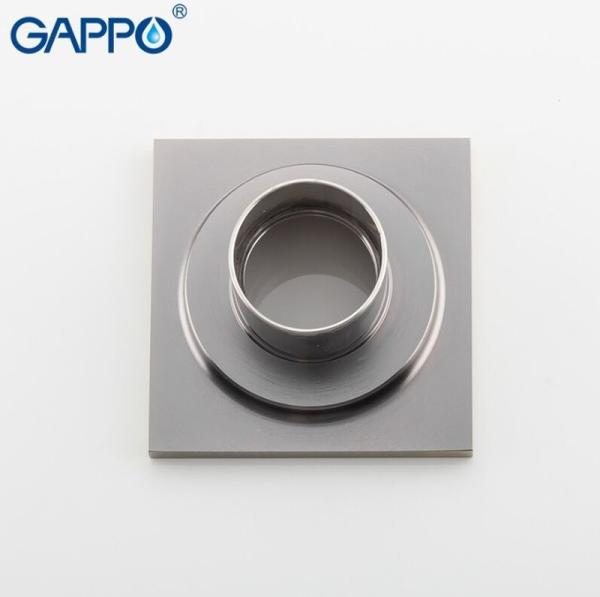 Душевой трап Gappo G81002-4 бронза 100x100мм