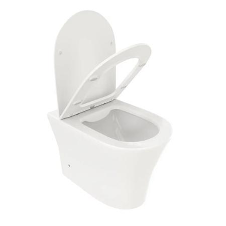 Унитаз Cerutti SPA ADIGE F приставной безободковый CT8907 (500x365x405)