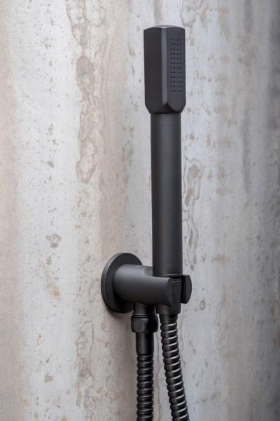 Душевая система скрытого монтажа Boheme FUSION 130-B, трехпозиционная черный