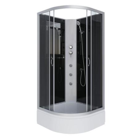 Душевая кабина Niagara NG-3501-14BKG 900х900х2000 средний поддон 26см стекло тонированное