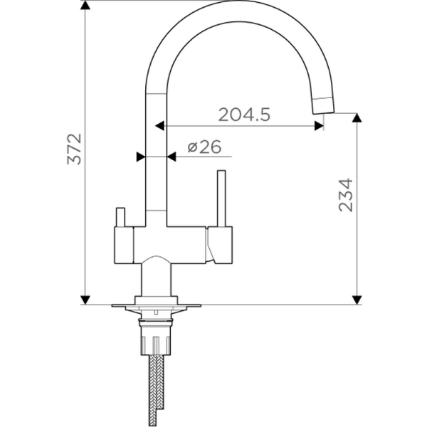 Смеситель Omoikiri Yamada-AB 4994264 античная латунь