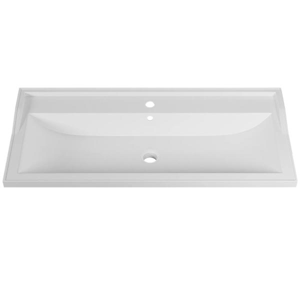 Раковина Uperwood Family 80 см, прямоугольная, белая