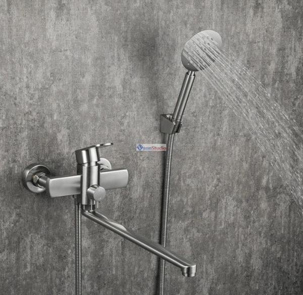 Смеситель для ванны Frap F22805 сатин