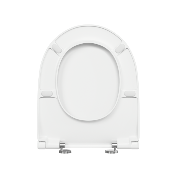 Сиденье для унитаза VitrA Nest  220-003R409 круглое белое дюропласт с микролифтом быстросъемное