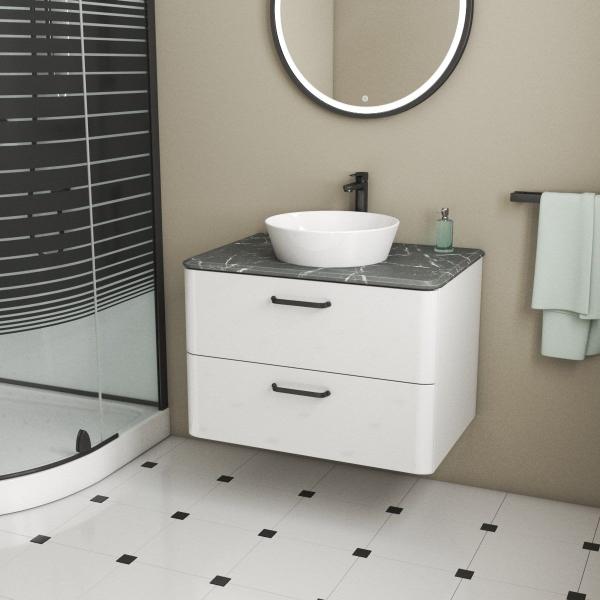 Тумба Veneciana TIBR 80 со столешницей белая