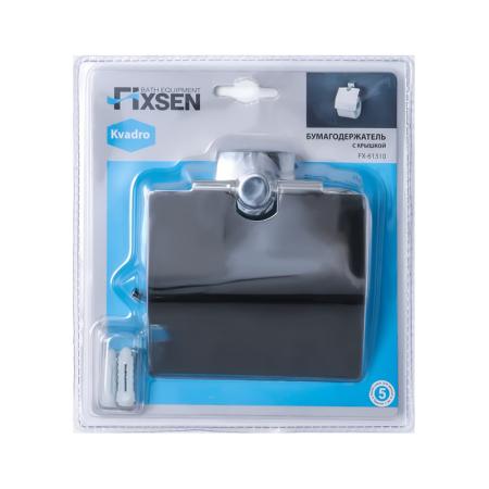 Держатель для туалетной бумаги FIXSEN KVADRO FX-61310, хром