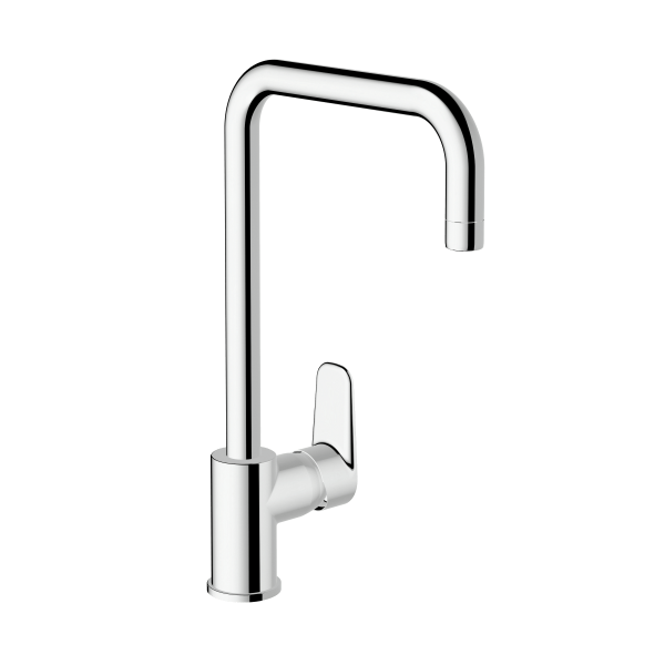 Смеситель VitrA Flow Soft  A43426EXP с поворотным изливом однорычажный хром латунь