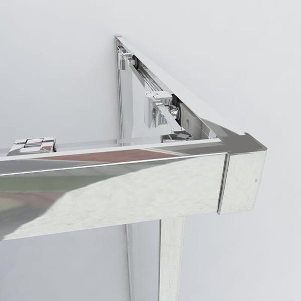 Душевой уголок Vincea Garda VSS-1G9012CLG, 1200*900, брашированное золото, стекло прозрачное