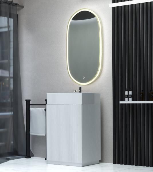 Тумба SANVIT Рольф мини 3d  59 напольная Белый без раковины