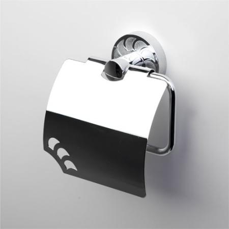 Держатель туалетной бумаги WasserKraft Isen K-4025 с крышкой хром
