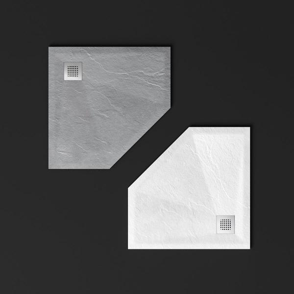 Поддон для душа Vincea из искусственного камня VST-4SP9090W, 900*900*25, белый матовый