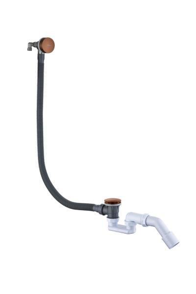 Слив-перелив для ванны, функция наполнения Boheme Copper Brushed 631-CB