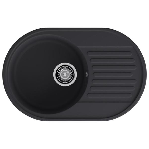 Кухонная мойка GranFest QUARZ 18, черный