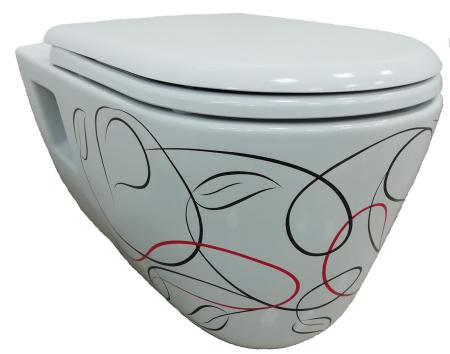 Унитаз CREAVIT Patera подвесной TP328.001Z0 (сиденье отдельно)