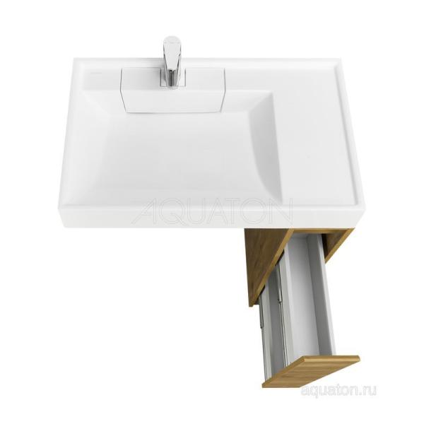 Тумба под раковину AQUATON Лондри 20 Дуб Рустикальный без фасада 1A267101LHDR0