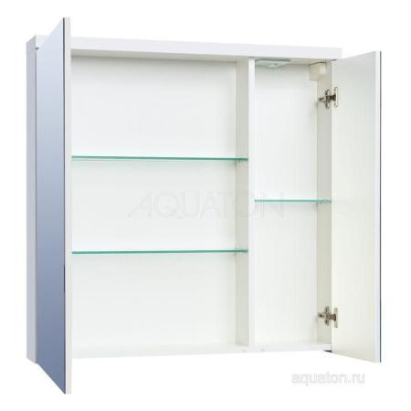 Зеркальный шкаф AQUATON Брук 80 белый 1A200602BC010
