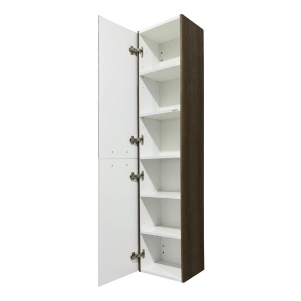 Шкаф-колонна Comforty Ангара-35 00-00019358 Дуб темно-коричневый