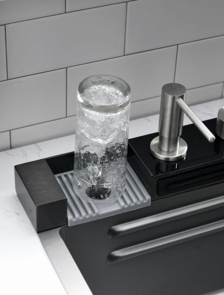 Мойка кухонная Esbano CASCADE-5 750х450х220 оружейная сталь PVD покрытие