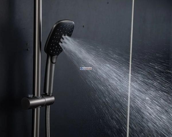 Душевая система Gappo G2448-9 Оружейная сталь с изливом