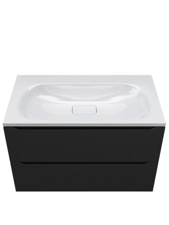 Раковина Uperwood Sunrise Rsunrise80wg0 80 см белая глянцевая без отверстия под смеситель