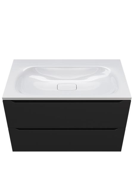 Раковина Uperwood Sunrise Rsunrise80wg0 80 см белая глянцевая без отверстия под смеситель