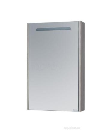 Зеркальный шкаф AQUATON Сильва 50 дуб фьорд 1A215502SIW6L
