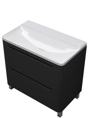 Раковина Uperwood Ocean Rocean80wg0 полувстраиваемая 80 см без отверстия под смеситель белая глянцевая