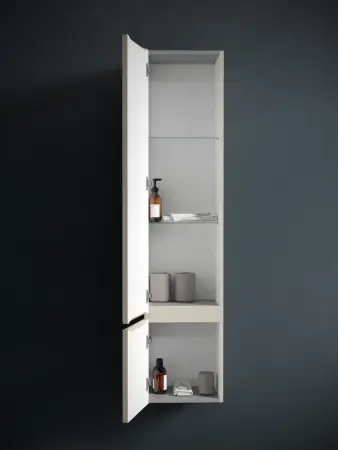Шкаф-пенал SANCOS Very подвесной левый,  Beige Soft , 350х300х1600 мм, арт. PVR35LCE