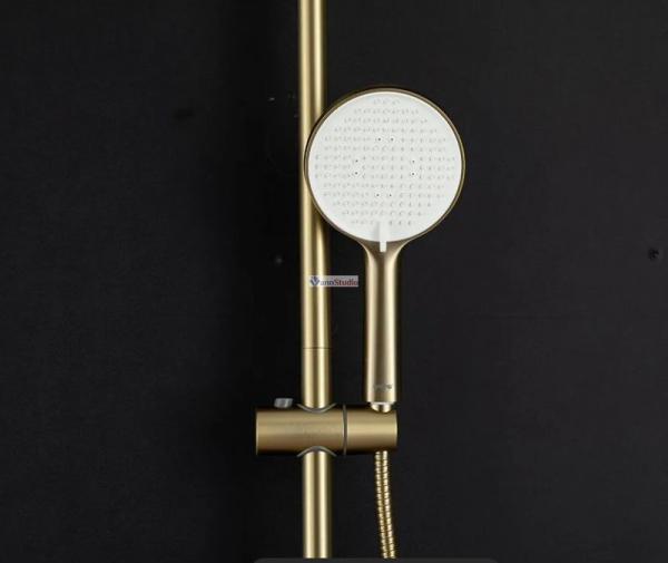 Душевая система Gappo G2406-3 золото сатин с изливом