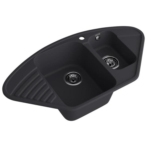 Кухонная мойка GranFest QUARZ 14, черный