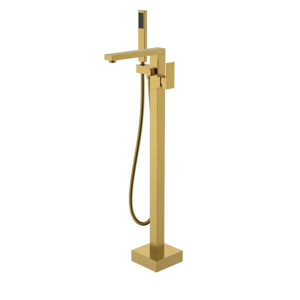 Смеситель напольный Boheme QUBIC Bronze 479-BR