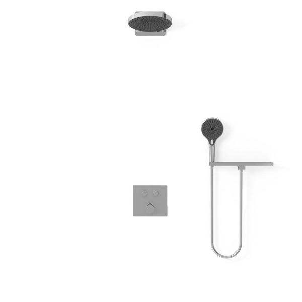 Душевой комплект Vincea Inspire VSFW-4I211RCH встраиваемый, двухрежимный, хром