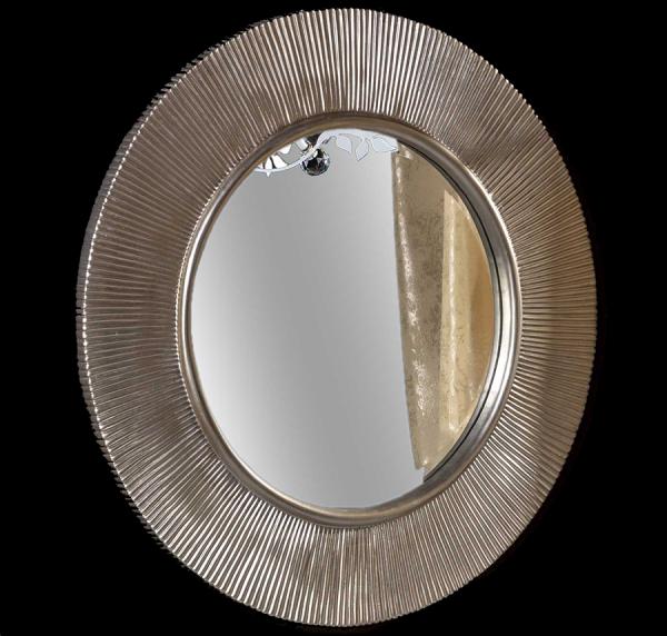 Зеркало Boheme SHINE серебро d82 528-SL