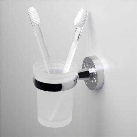 Стакан для зубных щеток WasserKraft Isen K-4028 одинарный хром