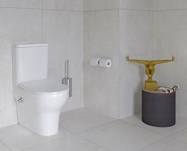 Унитаз VitrA Zentrum 9012B003-7226 60 см пристенный+ тонкое сиденье микролифт с функцией биде и встроенным смесителем