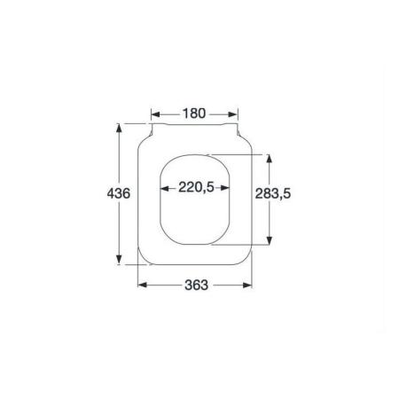 Сиденье Villeroy&Boch VENTICELLO 9M80S101 /сталь для унитаза