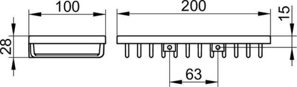 Корзинка для душа Keuco Universal хром 24902010000