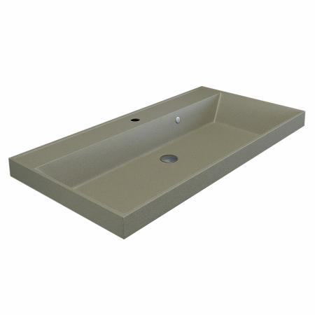 Раковина кварцевая Uperwood Classic Quartz 90 см, бежевая матовая, десерт
