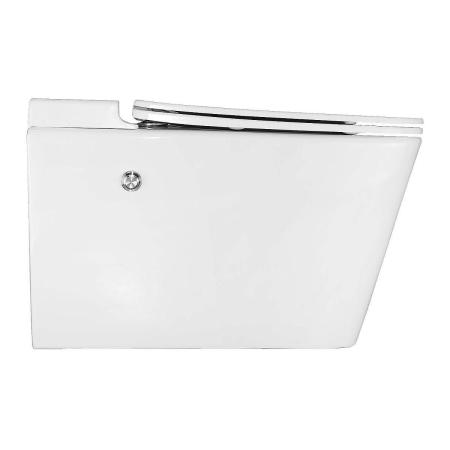 Унитаз импульсный Azario AZ-101C подвесной 360х590х380, квадратный, быстросъемное сиденье микролифт, монтажная рама в комплекте