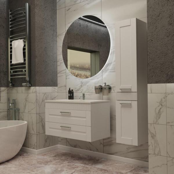 Тумба SANVIT Турин-2 80 подвесная Белый без раковины