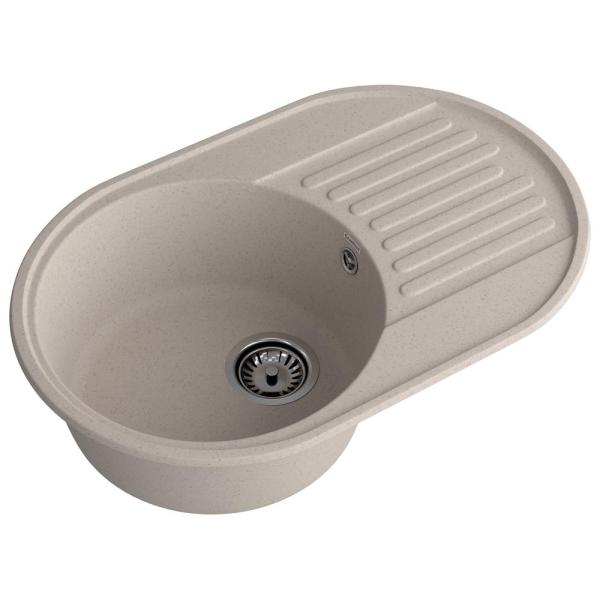 Кухонная мойка GranFest QUARZ 18, песочный
