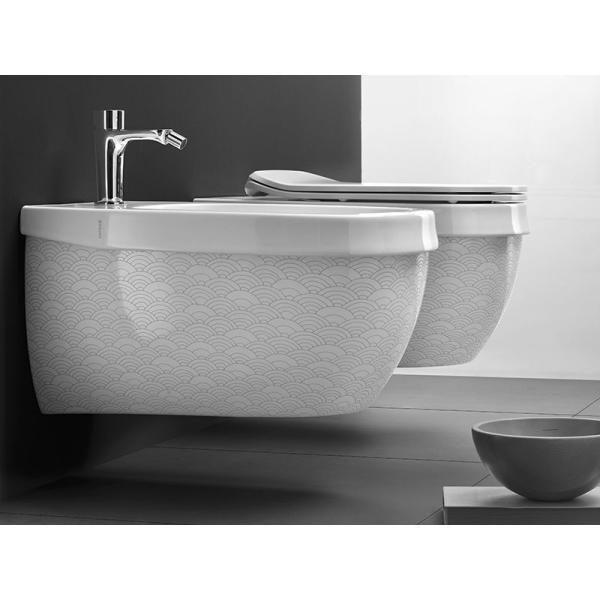 Унитаз Hatria G FULL YXX6 безободковый подвесной без накладки, белый