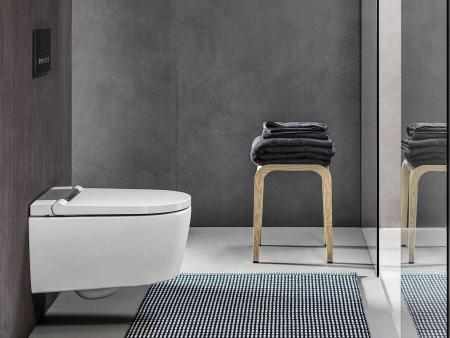 Унитаз-биде Geberit AquaClean Sela 146.224.21.1 (глянцевый хром) подвесной