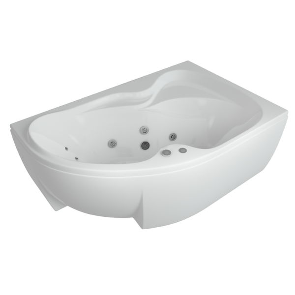 Ванна АКВАТЕК Вега 170x100 НМ (пневматика) левая